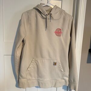 Carhartt Men's Cream Hoodie